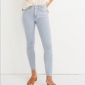 Madewell 10" High-Rise Skinny Crop Jeans size 24